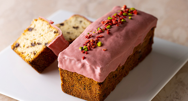 苺と紅茶のパウンドケーキ